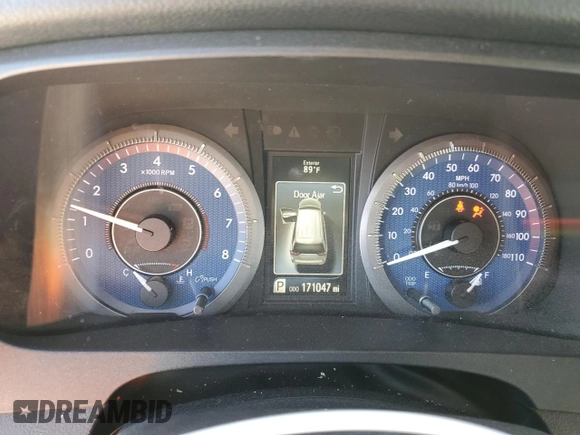 2016 Toyota Sienna Ltd with VIN 5TDDK3DC9GS139990, listed as a Copart auction lot 49507805 with 171,047 mi miles and Salvage Title. Bid and sale history available at carsss.com. Image 9.