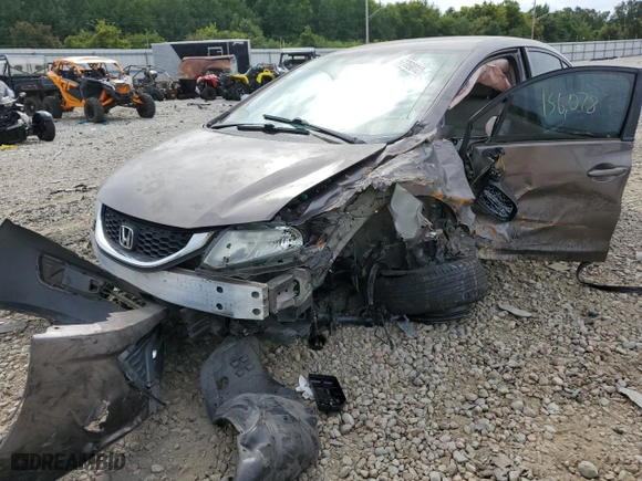 2014 Honda Civic Sedan LX with VIN 19XFB2F54EE064110, listed as a Copart auction lot 83068224 with 156,078 mi miles and Salvage Title. Bid and sale history available at carsss.com. Image 9.