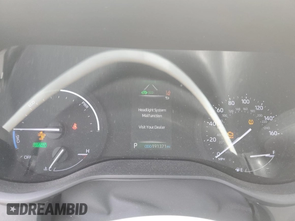 2021 Toyota Sienna LE with VIN 5TDKRKEC1MS044380, listed as a Copart auction lot 61534735 with 191,371 mi miles and Salvage title. Bid and sale history available at DreamBid. Image 9.