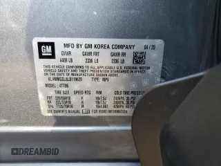 2020 Buick Encore GX Essence with VIN KL4MMGSL8LB119620, listed as a Copart auction lot 84553714 with 13,465 mi miles and Salvage title. Bid and sale history available at DreamBid. Image 13.