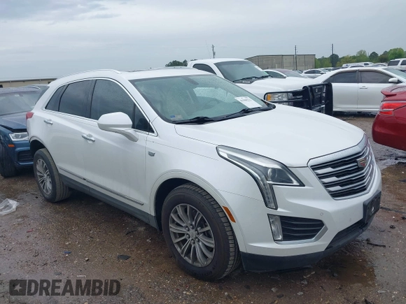 2017 Cadillac XT5 Luxury FWD with VIN 1GYKNBRS1HZ120787, listed as a IAAI auction lot 41900222 with 182,705 mi miles. Bid and sale history available at carsss.com. Image 1.