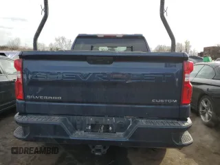2021 Chevrolet Silverado 1500 Custom with VIN 1GCPYBEH8MZ116002, listed as a Copart auction lot 46158675 with 106,535 mi miles and Salvage Title. Bid and sale history available at DreamBid. Image 6.