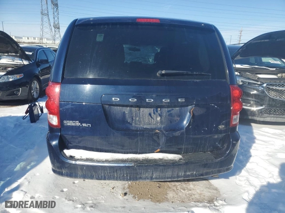 2013 Dodge Grand Caravan SXT with VIN 2C4RDGBG6DR533013, listed as a Copart auction lot 44587235 with 160,817 mi miles and Salvage Title. Bid and sale history available at carsss.com. Image 6.
