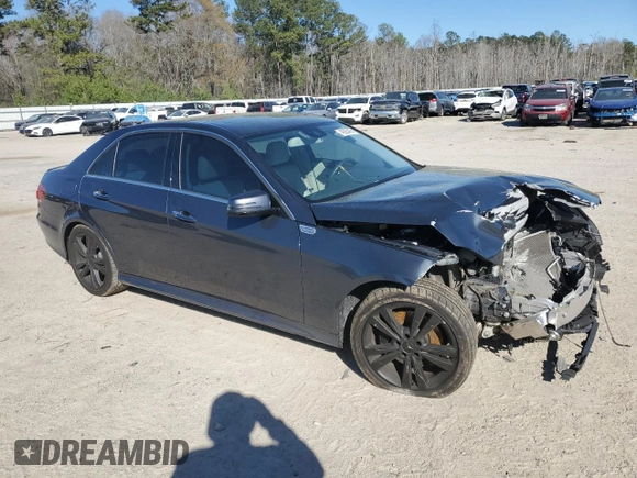 2014 Mercedes-Benz E 350 Sport with VIN WDDHF5KB6EA969855, listed as a Copart auction lot 49295495 with 63,898 mi miles and Salvage Title. Bid and sale history available at DreamBid. Image 4.