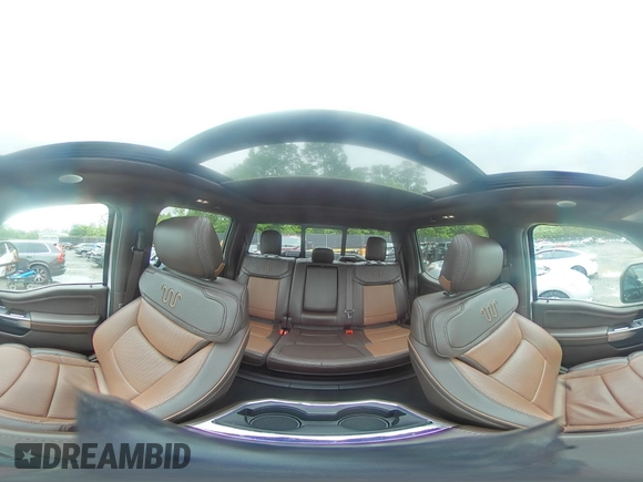 2024 Ford F-350 XL with VIN 1FT8W3BM2REE22287, listed as a Copart auction lot 58079025 with 11,384 mi miles and Salvage title. Bid and sale history available at DreamBid. Image 14.