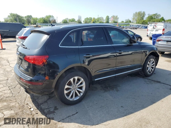 2015 Audi Q5 Premium Plus with VIN WA1LFAFP7FA038053, listed as a Copart auction lot 54517965 with 135,692 mi miles and Clean Title. Bid and sale history available at carsss.com. Image 3.