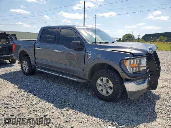 2022 Ford F-150 XL with VIN 1FTFW1E54NFA60192, listed as a Copart auction lot 56924485 with 101,403 mi miles and Salvage title. Bid and sale history available at DreamBid. Image 4.