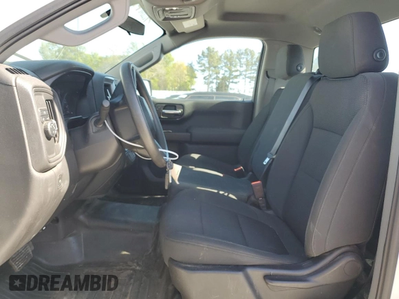 2021 Chevrolet Silverado 1500 Work Truck with VIN 3GCNWAEH0MG242300, listed as a Copart auction lot 50439714 with 64,486 mi miles and Salvage Title. Bid and sale history available at carsss.com. Image 7.