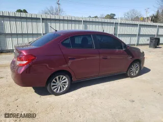 2019 Mitsubishi Mirage G4 ES with VIN ML32F3FJ6KHF16706, listed as a Copart auction lot 46734645 with 0 mi miles and Salvage Title. Bid and sale history available at carsss.com. Image 3.