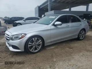 2018 Mercedes-Benz C 300 with VIN 55SWF4JBXJU257653, listed as a Copart auction lot 62614755 with 187,634 mi miles and Clean title. Bid and sale history available at DreamBid. Image 1.