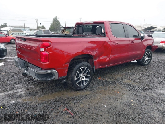 2020 Chevrolet Silverado 1500 LT z VIN 3GCUYDET2LG211169, wystawiony jako IAAI lot #41145684 z przebiegiem 81 606 mil mil oraz . Historia ofert i sprzedaży dostępna na DreamBid. Obrazek 4.