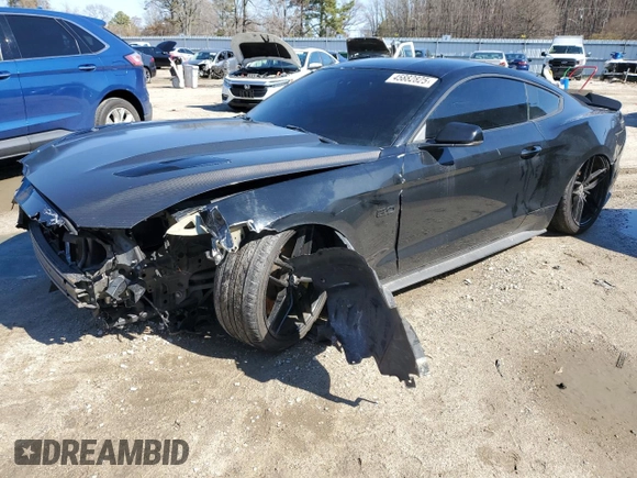 2016 Ford Mustang GT with VIN 1FA6P8CF5G5306831, listed as a Copart auction lot 45882825 with 84,528 mi miles and Salvage Title. Bid and sale history available at carsss.com. Image 1.