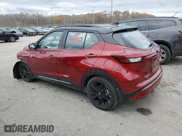 2023 Nissan Kicks SR with VIN 3N1CP5DV0PL520131, listed as a Copart auction lot 80838834 with Not Provided miles and Salvage Title. Bid and sale history available at DreamBid. Image 2.