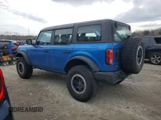 2023 Ford Bronco with VIN 1FMDE5DH0PLA93882, listed as a Copart auction lot 47520355 with 0 mi miles and Salvage Title. Bid and sale history available at carsss.com. Image 2.