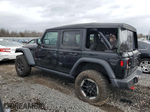 2023 Jeep Wrangler Rubicon with VIN 1C4HJXFG8PW653101, listed as a Copart auction lot 47422165 with 13,532 mi miles and Salvage title. Bid and sale history available at DreamBid. Image 2.