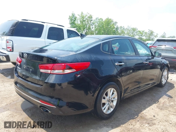 2017 Kia Optima LX with VIN 5XXGT4L39HG146829, listed as a IAAI auction lot 42369902 with 43,530 mi miles and . Bid and sale history available at DreamBid. Image 4.