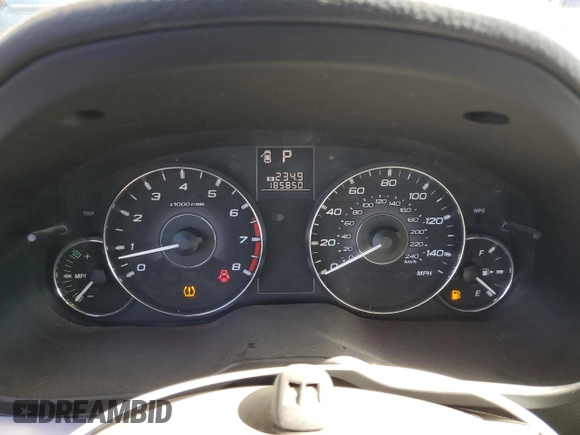 2011 Subaru Legacy Premium with VIN 4S3BMBC62B3242086, listed as a Copart auction lot 58867745 with 185,850 mi miles and Clean title. Bid and sale history available at DreamBid. Image 9.