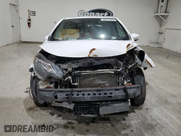 2017 Nissan Note S Plus with VIN 3N1CE2CP6HL358000, listed as a Copart auction lot 57569655 with Not provided miles and Clean title. Bid and sale history available at DreamBid. Image 5.