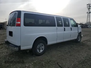 2016 Chevrolet Express Passenger LT z VIN 1GAZGPFG4G1162906, wystawiony jako Copart lot #45040295 z przebiegiem Nie podano mil oraz Szkoda całkowita • Salvage title. Historia ofert i sprzedaży dostępna na DreamBid. Obrazek 3.