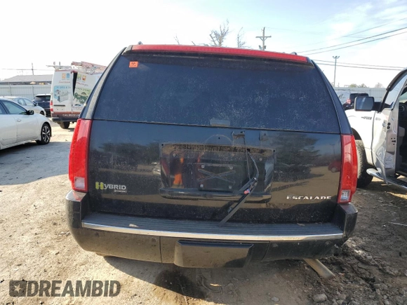 2009 Cadillac Escalade z VIN 1GYFK43589R179670, wystawiony jako Copart lot #43695985 z przebiegiem Nie podano mil oraz Szkoda całkowita • Salvage title. Historia ofert i sprzedaży dostępna na DreamBid. Obrazek 6.