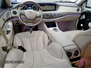 2015 Mercedes-Benz S 550 with VIN WDDUG8CB2FA135966, listed as a Copart auction lot 62908865 with 94,640 mi miles and Salvage title. Bid and sale history available at DreamBid. Image 8.