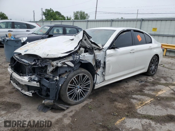 2020 BMW 5 Series with VIN WBAJB1C07LCD44282, listed as a Copart auction lot 60970885 with Not provided miles and Non repairable. Bid and sale history available at DreamBid. Image 1.