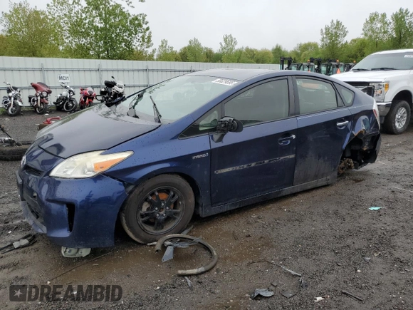 2013 Toyota Prius One with VIN JTDKN3DUXD1646932, listed as a Copart auction lot 55629695 with Not Provided miles and Clean Title. Bid and sale history available at DreamBid. Image 1.