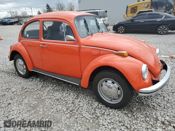 1972 Volkswagen Beetle with VIN 1122340845, listed as a Copart auction lot 52504005 with 185,049 mi miles and Clean Title. Bid and sale history available at DreamBid. Image 4.