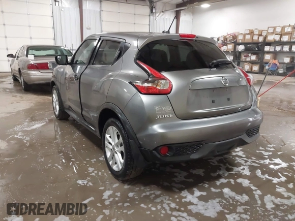 2015 Nissan Juke S with VIN JN8AF5MR6FT506551, listed as a IAAI auction lot 41387700 with 110,041 mi miles and . Bid and sale history available at DreamBid. Image 3.