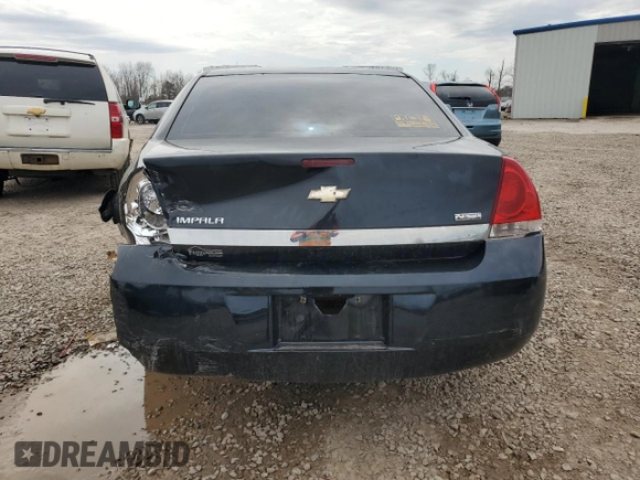 2011 Chevrolet Impala LT Fleet with VIN 2G1WG5EK8B1132761, listed as a Copart auction lot 53685035 with 151,212 mi miles and Salvage Title. Bid and sale history available at DreamBid. Image 6.