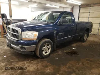 2006 Dodge 1500 SLT with VIN 1D7HU16226J109185, listed as a Copart auction lot 43872605 with 206,422 mi miles and Clean Title. Bid and sale history available at DreamBid. Image 1.