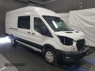 2021 Ford Transit Cargo with VIN 1FTBW3X83MKA02596, listed as a Copart auction lot 53997555 with 114,485 mi miles and Clean Title. Bid and sale history available at carsss.com. Image 4.