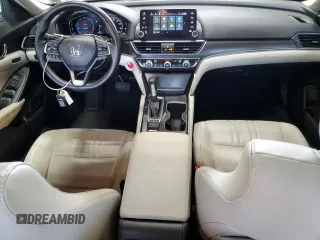 2021 Honda Accord EX-L with VIN 1HGCV1F50MA058005, listed as a Copart auction lot 63679815 with 33,428 mi miles and Salvage title. Bid and sale history available at DreamBid. Image 8.