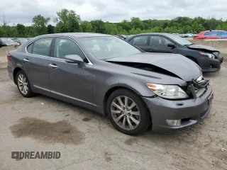 2012 Lexus LS 460 with VIN JTHCL5EF0C5014582, listed as a Copart auction lot 61168325 with 145,708 mi miles and Salvage title. Bid and sale history available at DreamBid. Image 4.