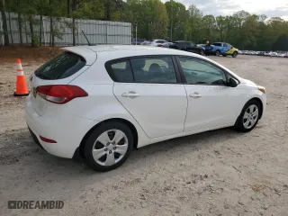 2016 Kia Forte 5-Door LX with VIN KNAFK5A82G5637956, listed as a Copart auction lot 53205155 with 84,830 mi miles and Clean Title. Bid and sale history available at carsss.com. Image 3.