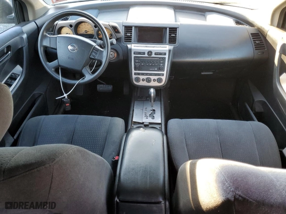 2005 Nissan Murano S with VIN JN8AZ08W25W431788, listed as a Copart auction lot 80266084 with 143,849 mi miles and Salvage Title. Bid and sale history available at carsss.com. Image 8.