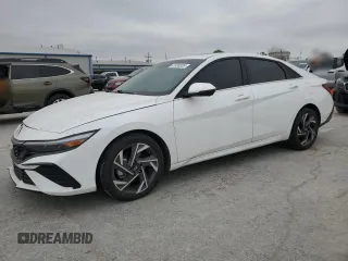 2024 Hyundai Elantra Limited with VIN KMHLP4DG9RU661275, listed as a Copart auction lot 47456335 with 11,501 mi miles and Salvage Title. Bid and sale history available at carsss.com. Image 1.
