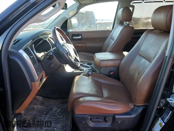 2018 Toyota Sequoia Platinum with VIN 5TDDY5G14JS161570, listed as a Copart auction lot 46323815 with 131,869 mi miles and Salvage Title. Bid and sale history available at carsss.com. Image 7.