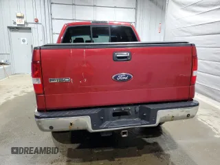 2008 Ford F-150 XLT with VIN 1FTPW14538FA49081, listed as a Copart auction lot 58246455 with 105,198 mi miles and Salvage title. Bid and sale history available at DreamBid. Image 6.