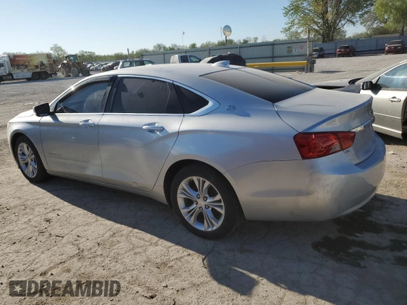 2015 Chevrolet Impala LT with VIN 2G1125S37F9141836, listed as a Copart auction lot 53123255 with 112,609 mi miles and Salvage Title. Bid and sale history available at DreamBid. Image 2.