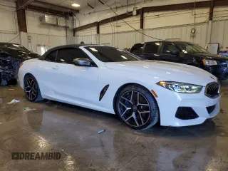 2019 BMW 8 Series M850i xDrive with VIN WBAFY4C56KBX39668, listed as a Copart auction lot 47829505 with 68,774 mi miles and Salvage title. Bid and sale history available at DreamBid. Image 4.