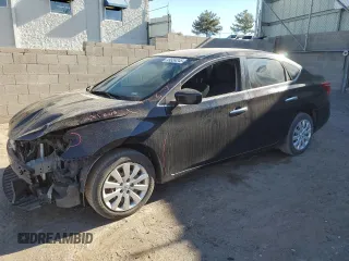 2017 Nissan Sentra SR with VIN 3N1AB7AP2HY264702, listed as a Copart auction lot 49924245 with 186,808 mi miles and Salvage Title. Bid and sale history available at carsss.com. Image 1.