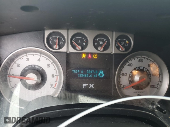 2010 Ford F-150 XL with VIN 1FTEW1C81AKB37935, listed as a Copart auction lot 62644595 with 185,465 mi miles and Salvage title. Bid and sale history available at DreamBid. Image 9.