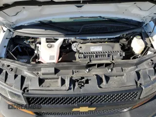 2023 Chevrolet Express Cargo with VIN 1GCWGAFP1P1241988, listed as a Copart auction lot 43532635 with 24,646 mi miles and Salvage title. Bid and sale history available at DreamBid. Image 12.