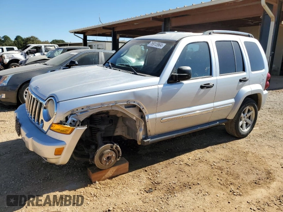 2005 Jeep Liberty Limited with VIN 1J4GK58K55W560400, listed as a Copart auction lot 76913964 with 208,040 mi miles and Salvage Title. Bid and sale history available at carsss.com. Image 1.