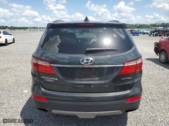 2013 Hyundai Santa Fe Limited with VIN KM8SR4HF9DU013516, listed as a Copart auction lot 52494505 with 120,617 mi miles and Clean Title. Bid and sale history available at carsss.com. Image 6.