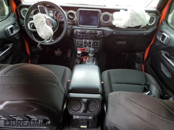 2018 Jeep Wrangler Unlimited Rubicon with VIN 1C4HJXFG7JW287624, listed as a Copart auction lot 59006895 with 64,871 mi miles and Salvage title. Bid and sale history available at DreamBid. Image 8.