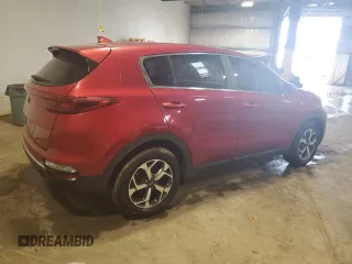 2020 Kia Sportage LX with VIN KNDPM3ACXL7725095, listed as a Copart auction lot 51102965 with 28,759 mi miles and Salvage Title. Bid and sale history available at carsss.com. Image 3.