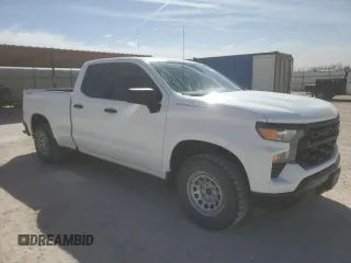 2022 Chevrolet Silverado 1500 Work Truck with VIN 1GCRDAED3NZ506096, listed as a Copart auction lot 46708055 with 90,970 mi miles and Clean Title. Bid and sale history available at DreamBid. Image 4.