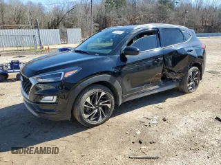 2020 Hyundai Tucson SEL z VIN KM8J33ALXLU197354, wystawiony jako Copart lot #45585475 z przebiegiem 46 039 mil mil oraz Szkoda całkowita • Salvage title. Historia ofert i sprzedaży dostępna na DreamBid. Obrazek 1.